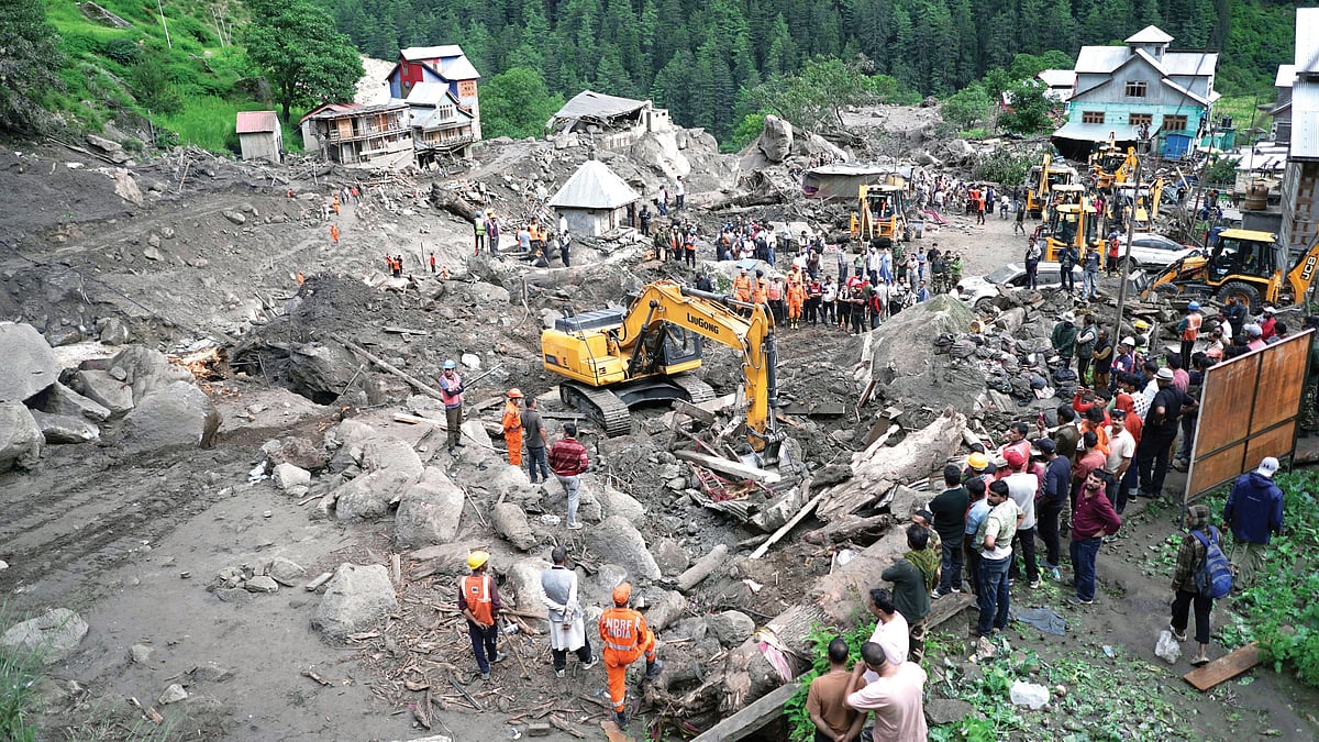 Chositi village, in Kishtwar, was swamped by a cloudburst 