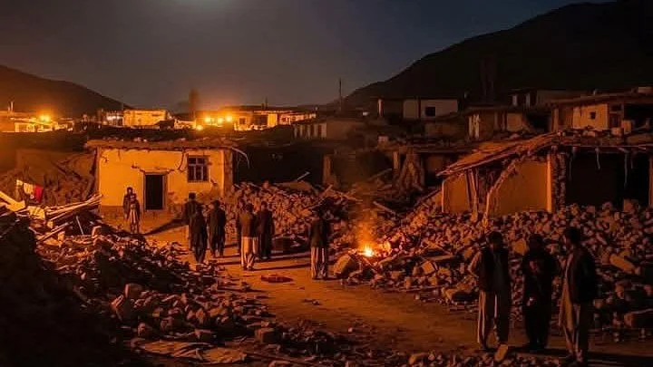 Kunal in Afghanistan (photo courtesy: @Mariamistan/X)