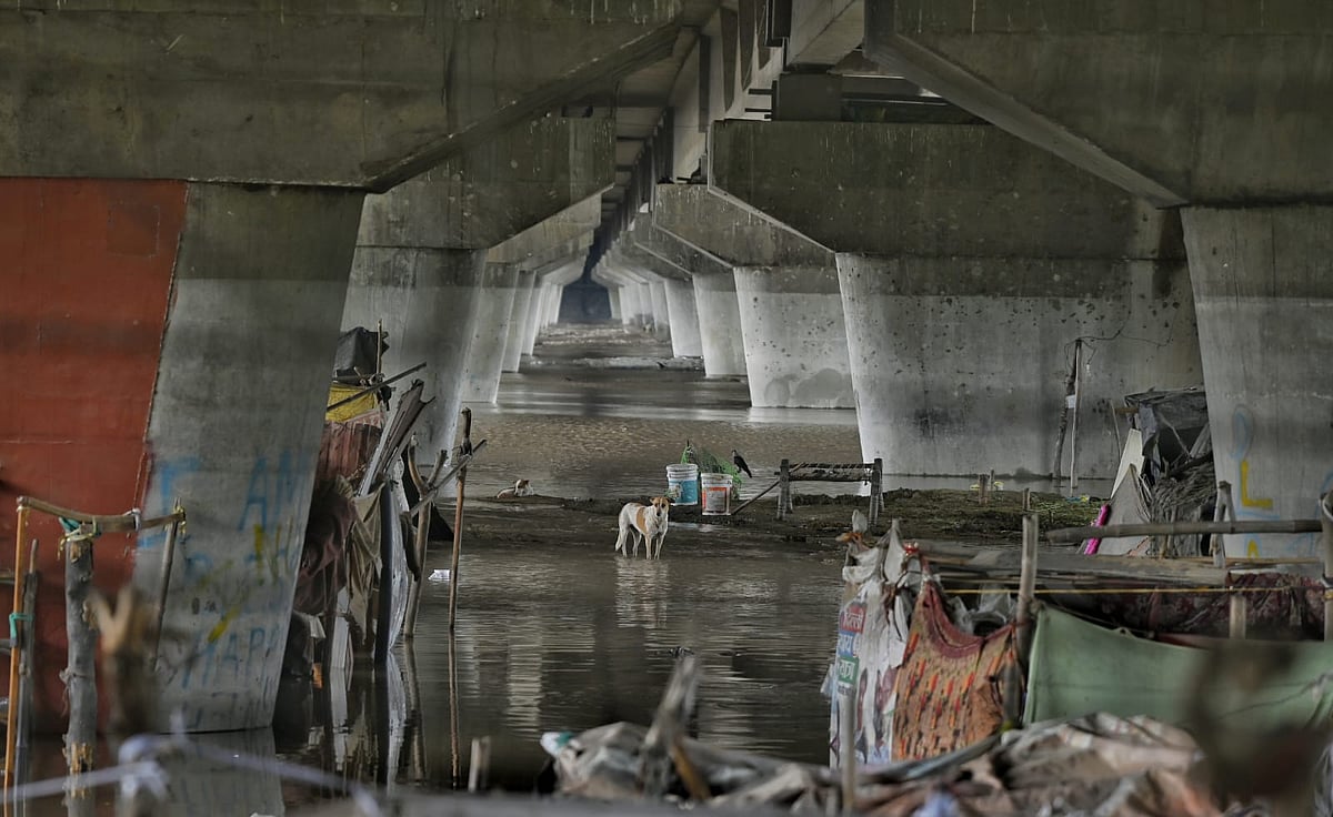 Delhi floods: Deluge as Yamuna displaces families, submerges fields