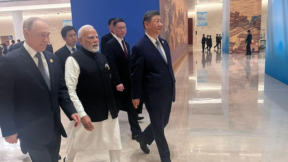 PM Modi, Xi Jinping and Vladimir Putin