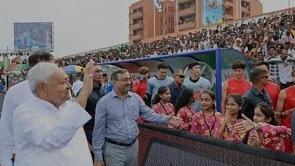 Bihar CM Nitish Kumar at the inauguration of the Asia Cup in Rajgir
