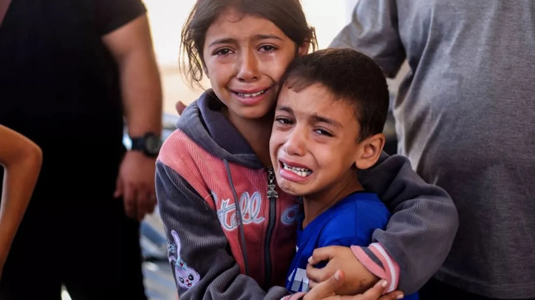 Children of Gaza, where even tears are often too precious to shed (representative image)