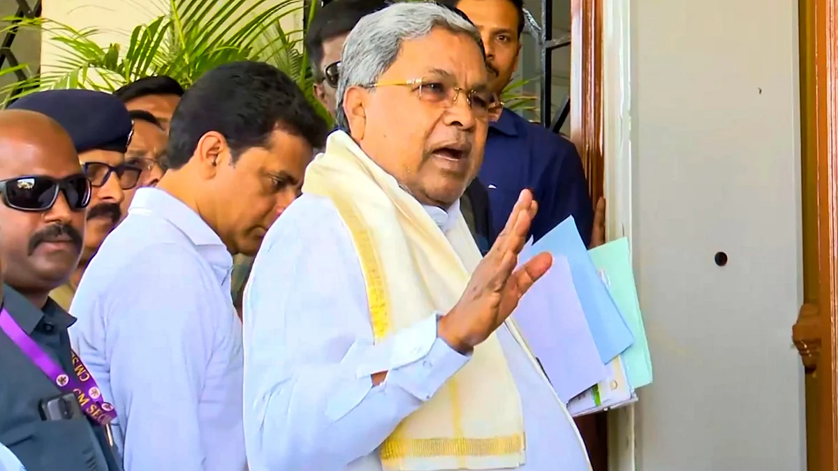CM Siddaramaiah in Bengaluru (file photo)