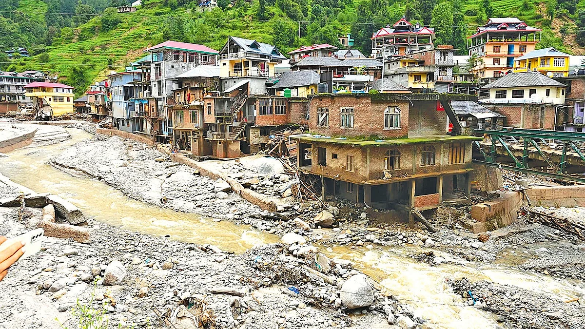 The devastation in Himachal Pradesh