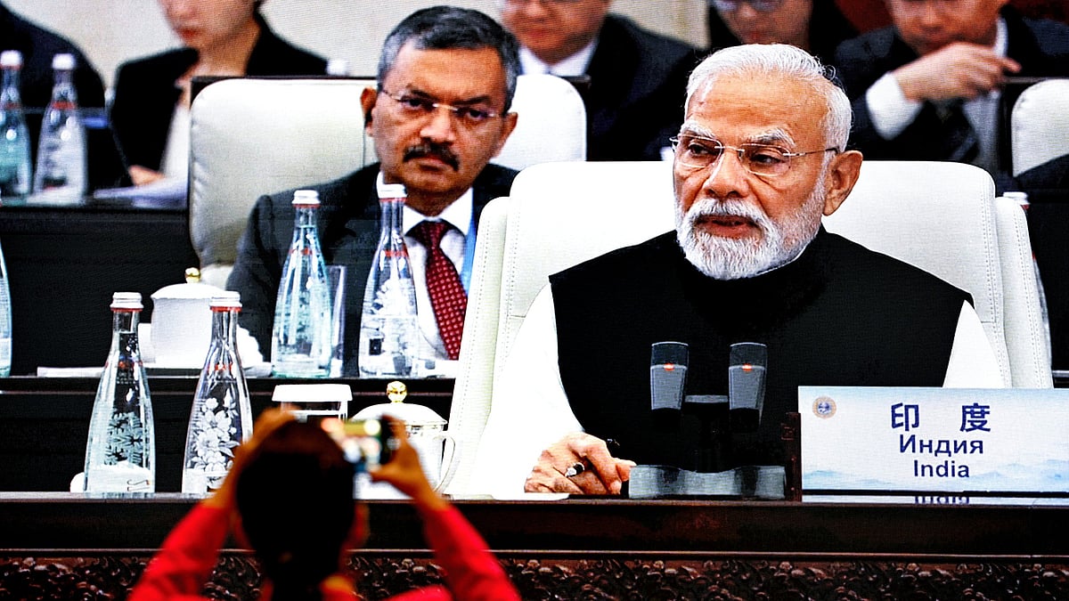 PM Narendra Modi at the SCO summit