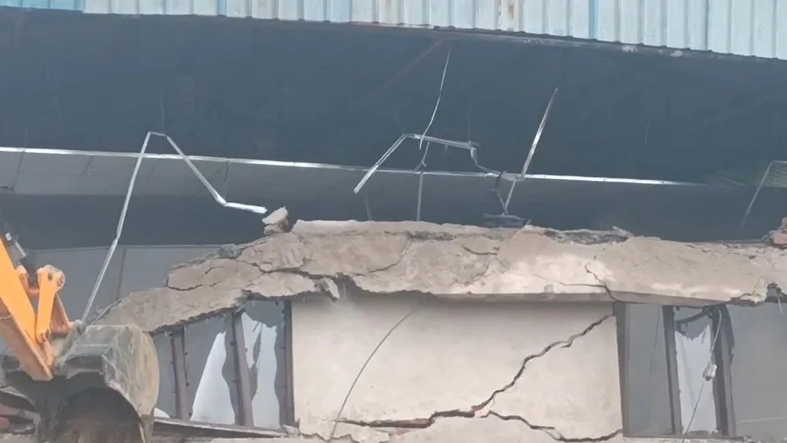 Bulldozer rolls into Shri Ramswaroop University in UP’s Barabanki