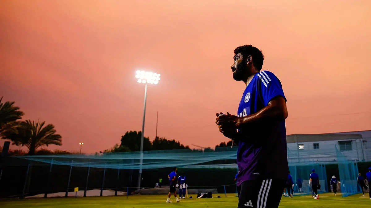 Look who's back: Jasprit Bumrah in practice in Dubai