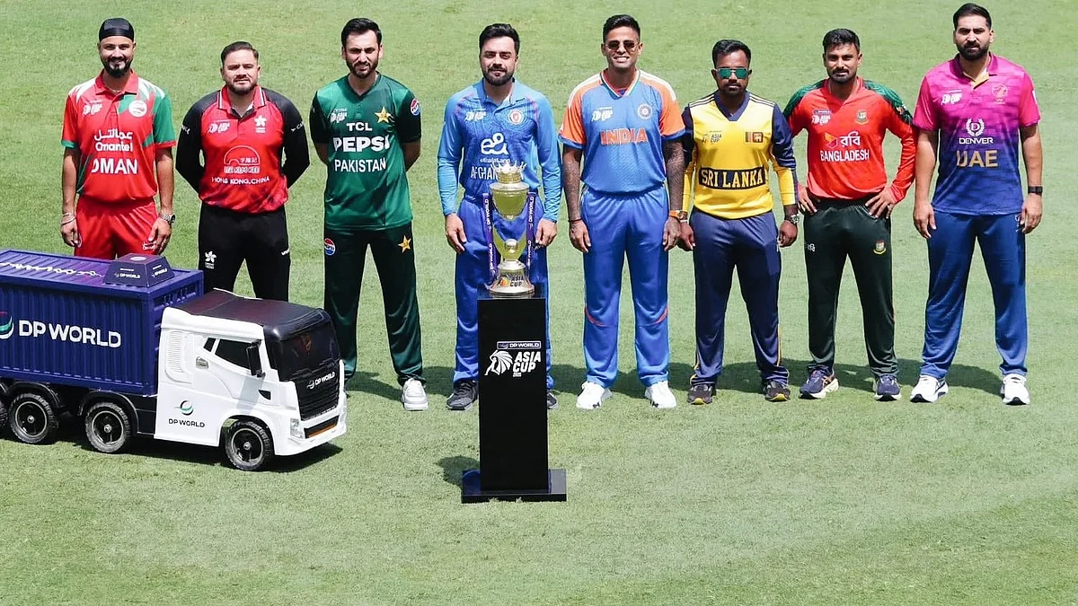Captains' call: All eight line up in Dubai ahead of Asia Cup