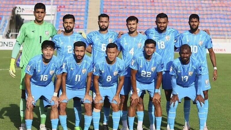 CAFA Nations Cup: the Indian team (pictured in their blue jerseys) finishes with a bronze
