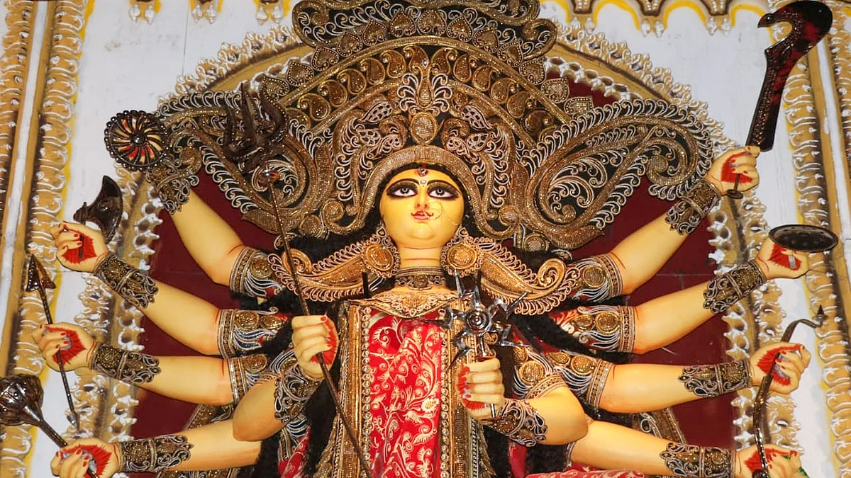 Representative image of a Durga idol