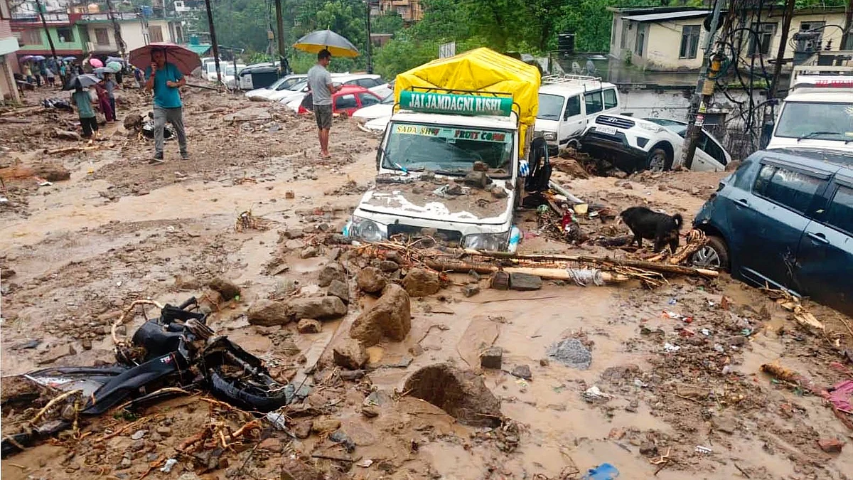After a flash flood in Himachal Pradesh