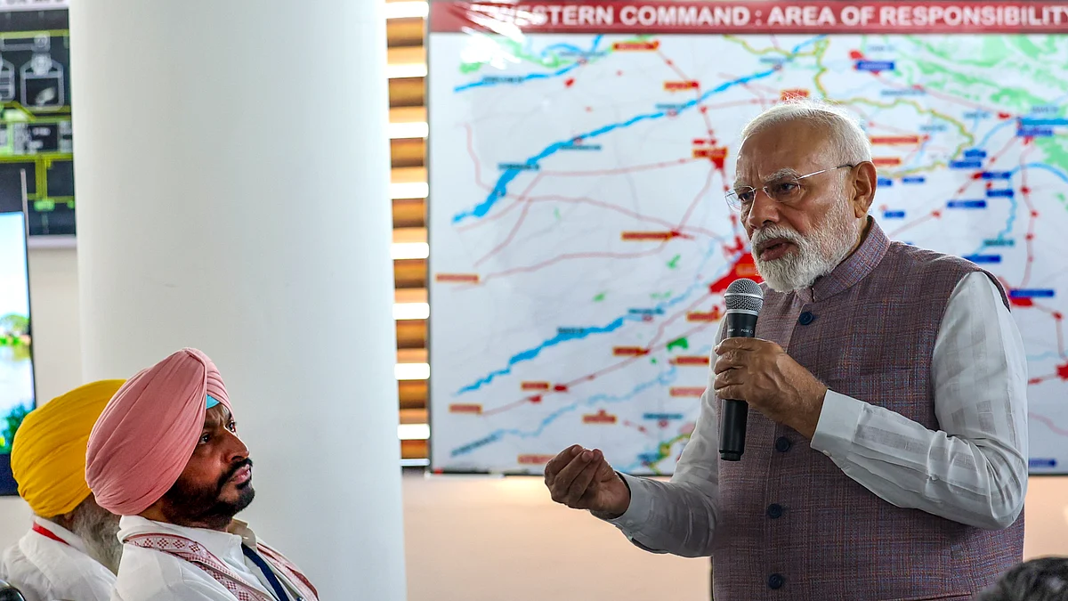 PM Modi at the Gurdaspur meeting
