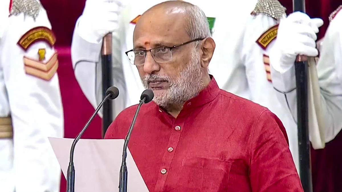 C.P. Radhakrishnan takes oath as the 15th vice-president of India