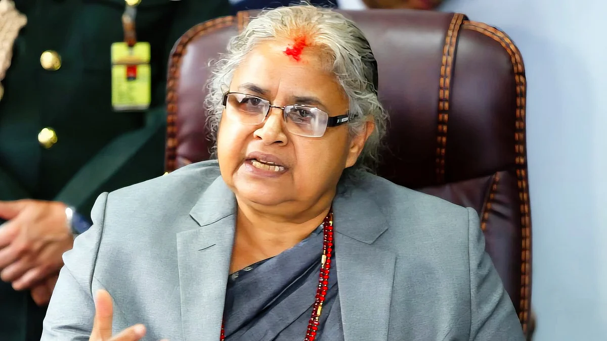 A file photo of Sushila Karki