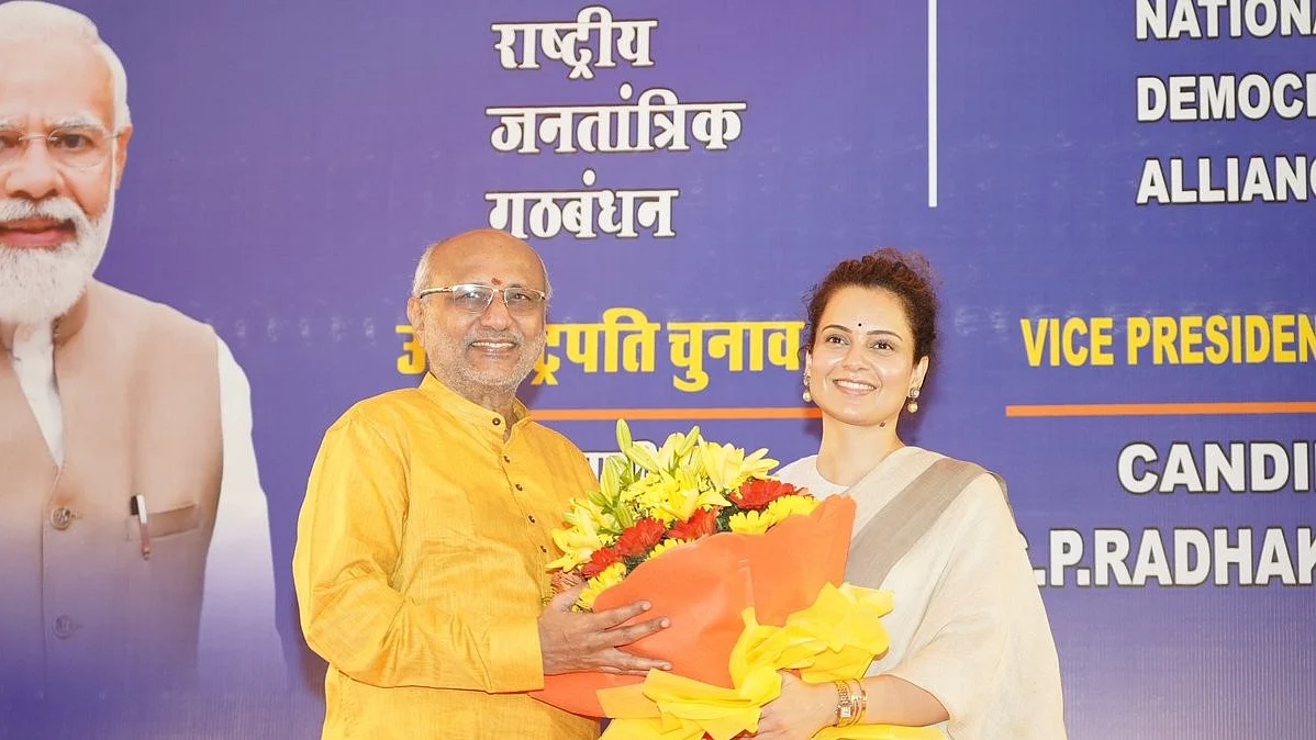 Saffron the spice that binds? Kangana Ranaut congratulates Vice President C.P. Radhakrishnan