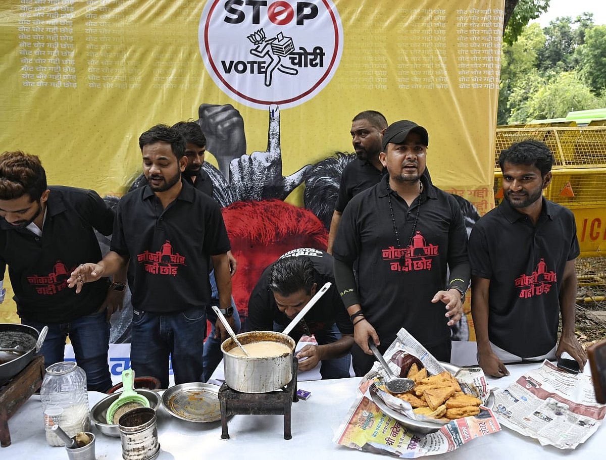 Annual 'National Unemployment Day' protest held on PM Modi's birthday
