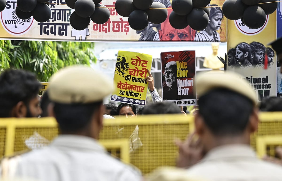 Annual 'National Unemployment Day' protest held on PM Modi's birthday