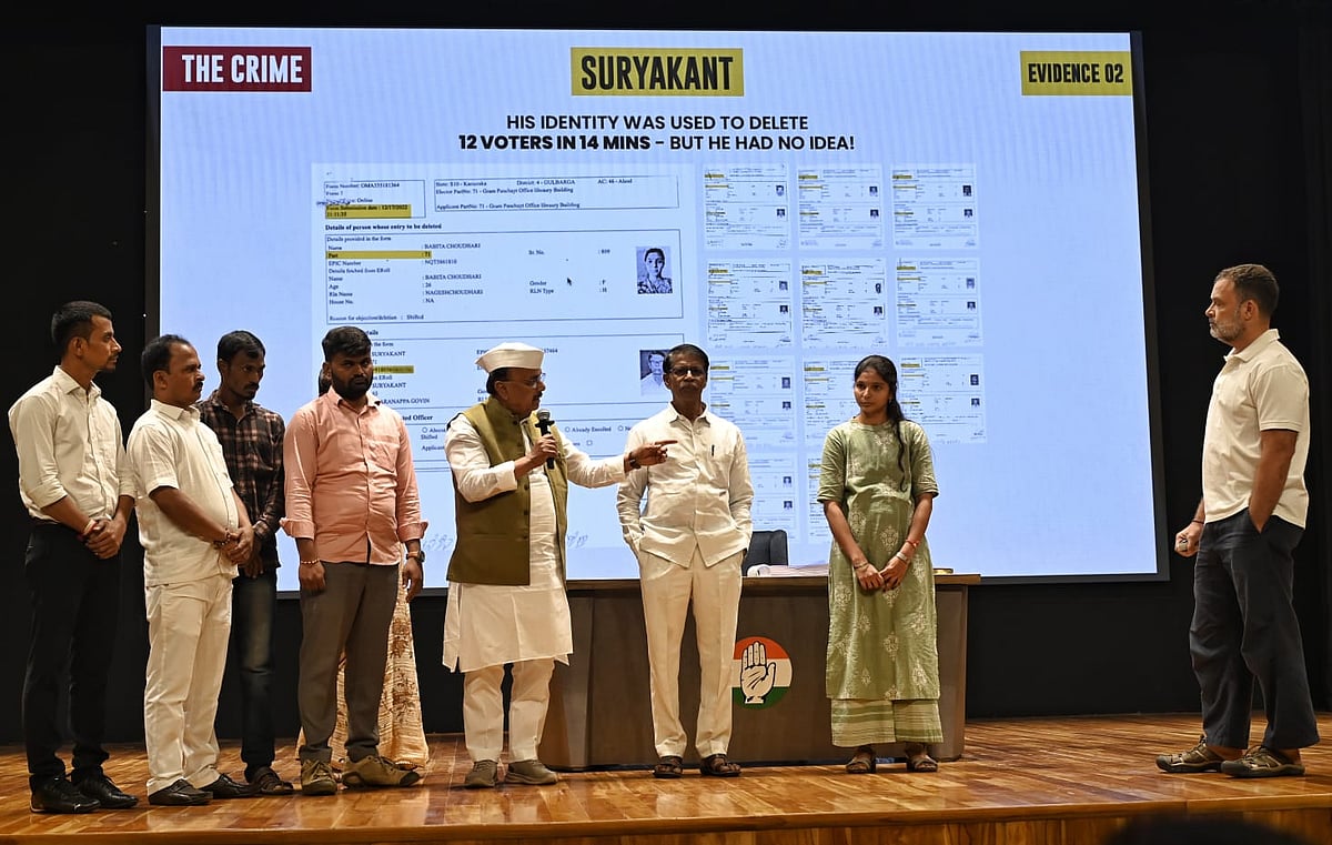 Suryakant, one of the voters whose name was allegedly used to effect a dozen other voters from the system in minutes