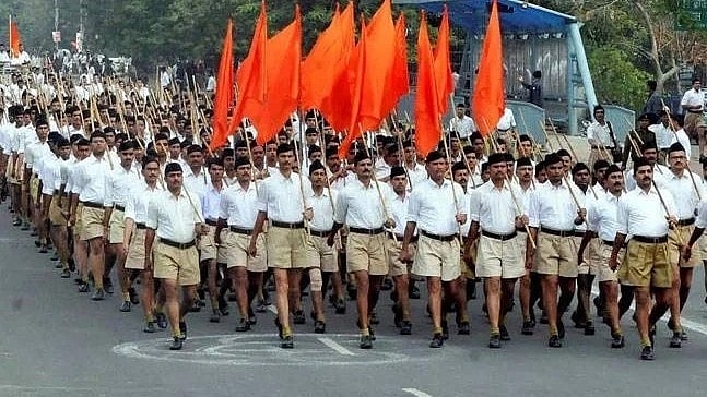 File photo of an RSS march