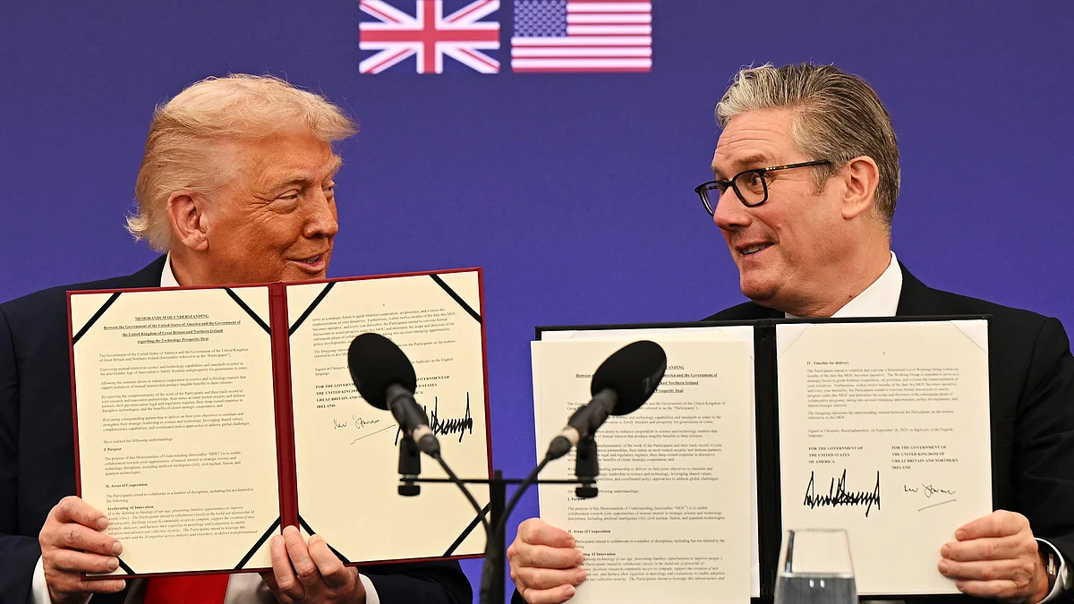 Trump and Starmer seal transatlantic accord at Chequers