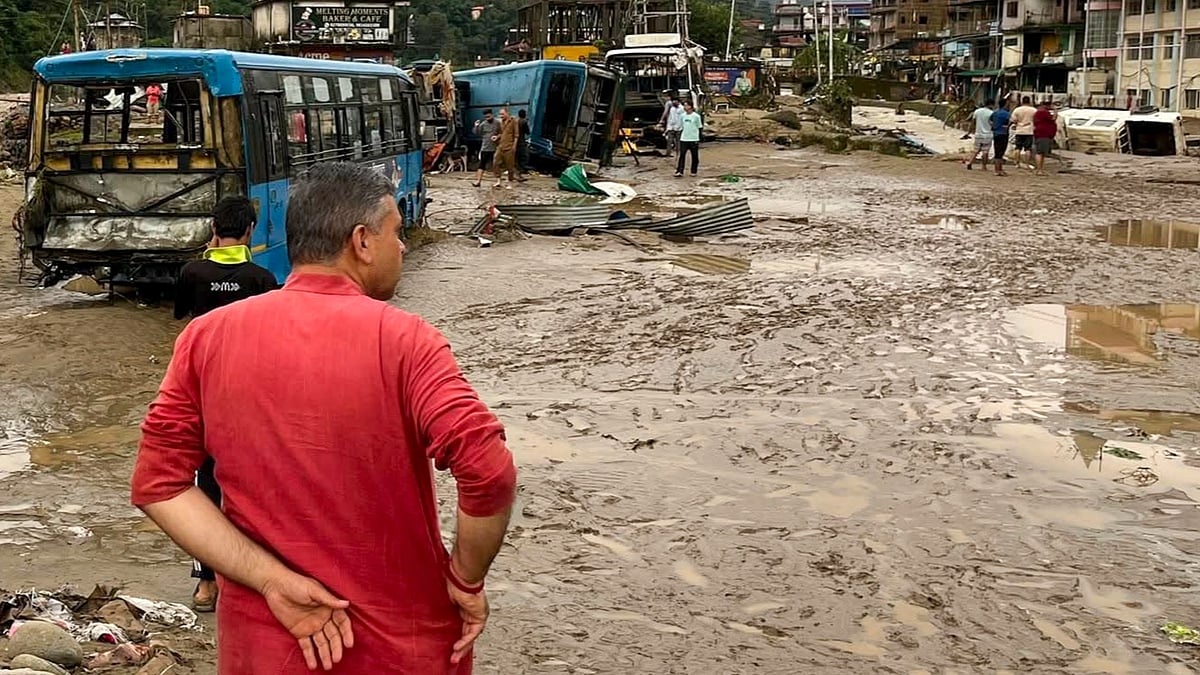 Cloudburst triggers massive destruction in Himachal’s Kinnaur, vehicles swept away