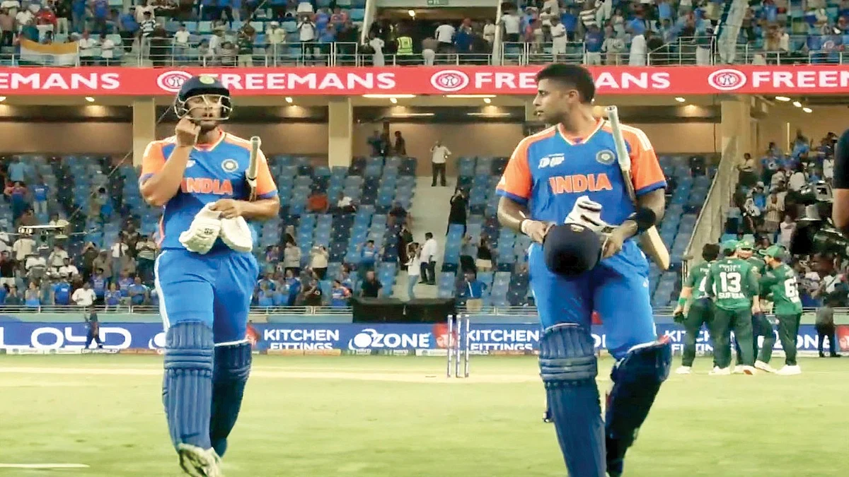 The charade of no post-match handshakes looked awful