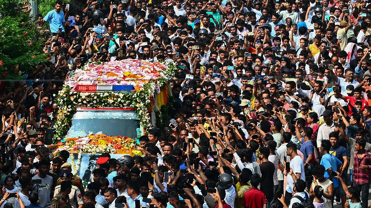 A sea of mourners gathers to bid a tearful farewell to music legend Zubeen Garg