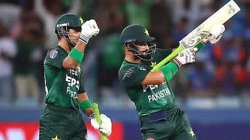 Pakistan opener Shahibzada Farhan's celebration on reaching half-century raises eyebrows