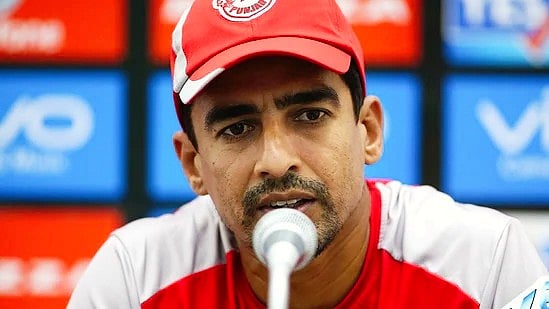 File photo of Mithun Manhas during his IPL coaching days