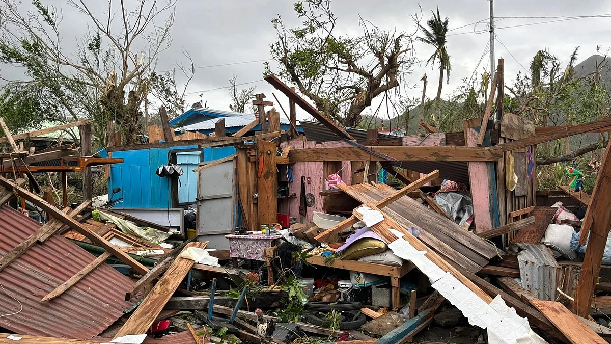 A trail of destruction left by Ragasa in the Philippines