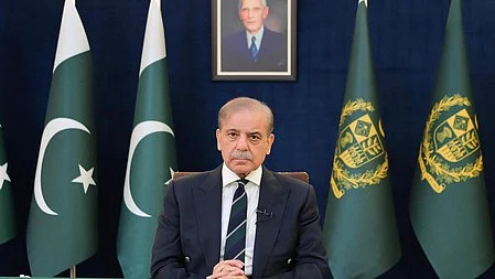 Pakistani Prime Minister Shehbaz Sharif