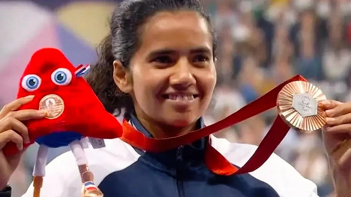 Preeti Pal, India's flagbearer