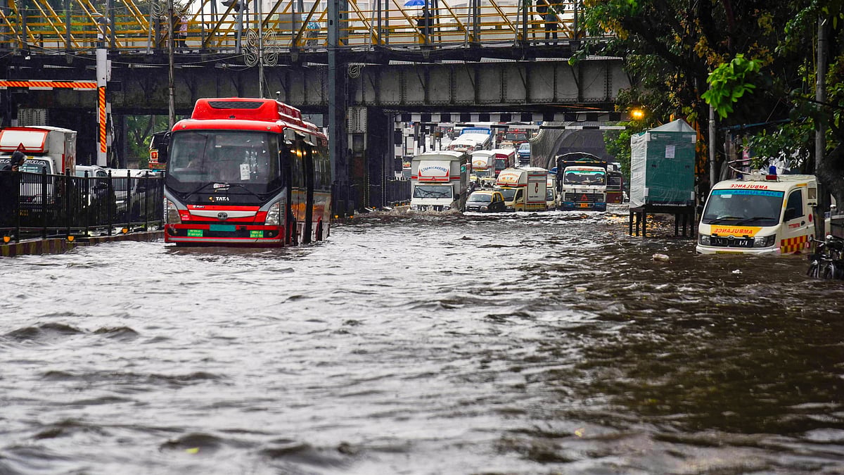 File photo of a Mumbai street after heavy rains