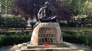 Vandalism at London Gandhi statue draws strong condemnation from India