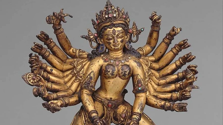 A Nepali idol of Durga from the Met Museum