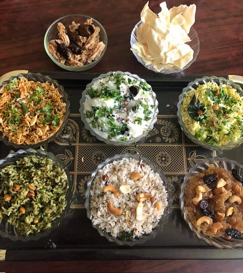 Indian traditional meals — this one from the South — simply rely on too high a proportion of carbs
