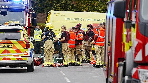 The scene of the Manchester attack