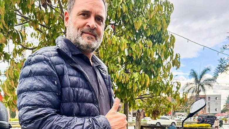Rahul Gandhi in Colombia