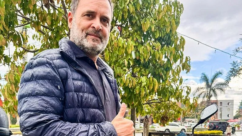 Rahul Gandhi in Colombia