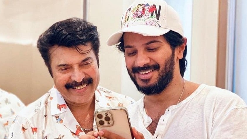 Leading Malayalam actors Mammootty and his son Dulquer Salmaan