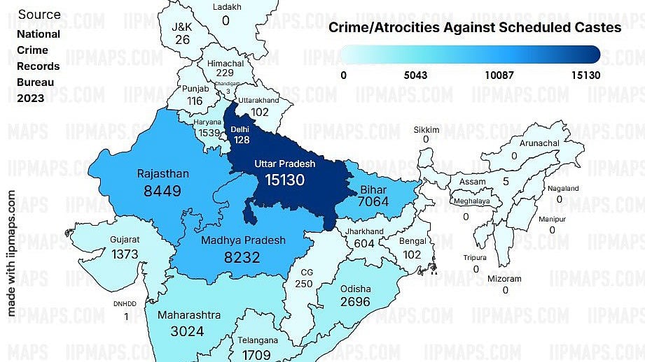 The deepest well of hate for Scheduled Castes looks concentrated in the NDA-ruled north. Coincidence?