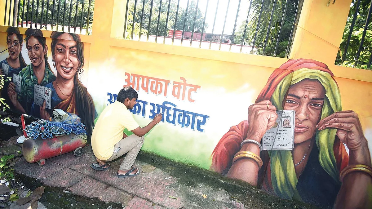 A shoe hurled in Delhi heard in Bihar