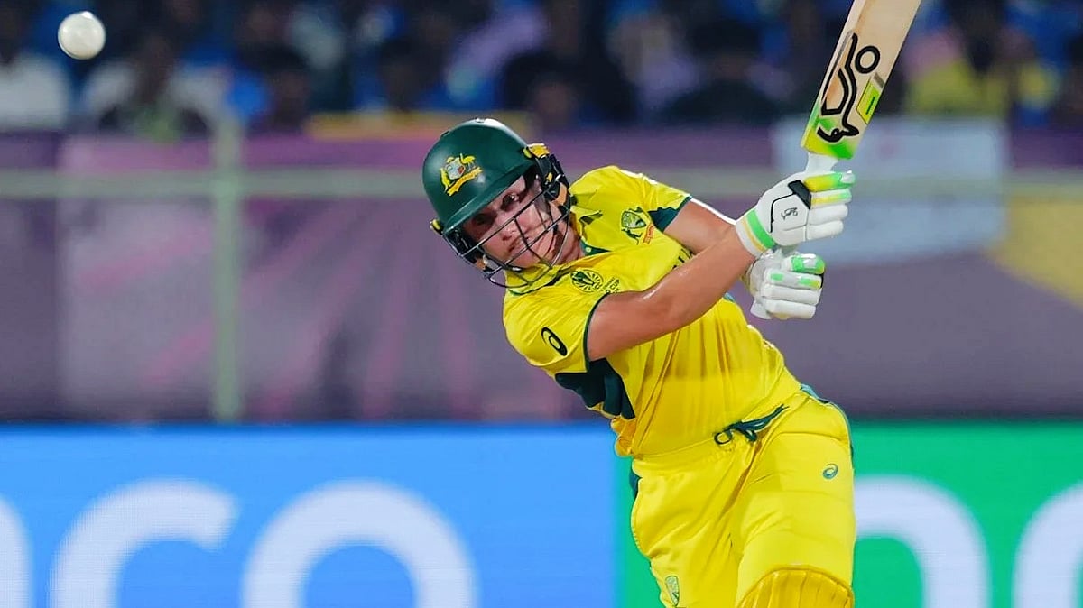 Alyssa Healy in full flow against India on Sunday