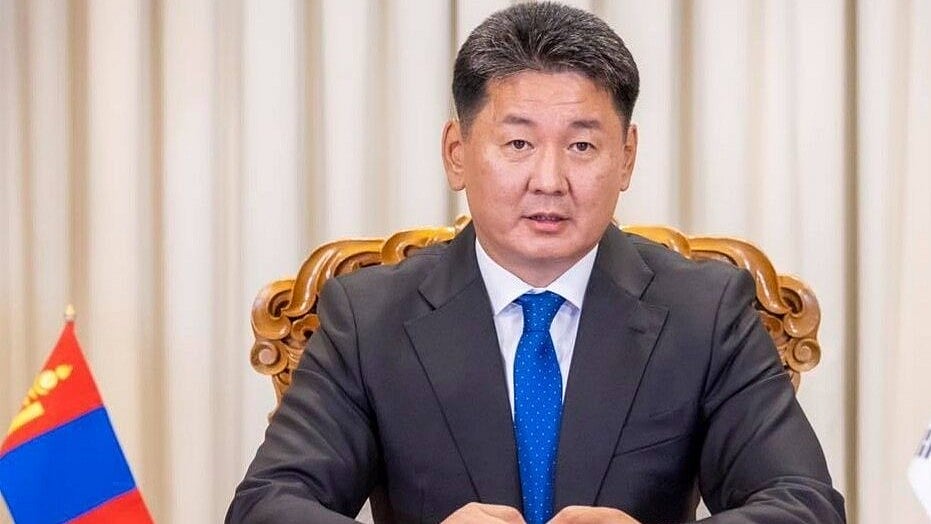 Mongolian president Khurelsukh Ukhnaa is currently in India