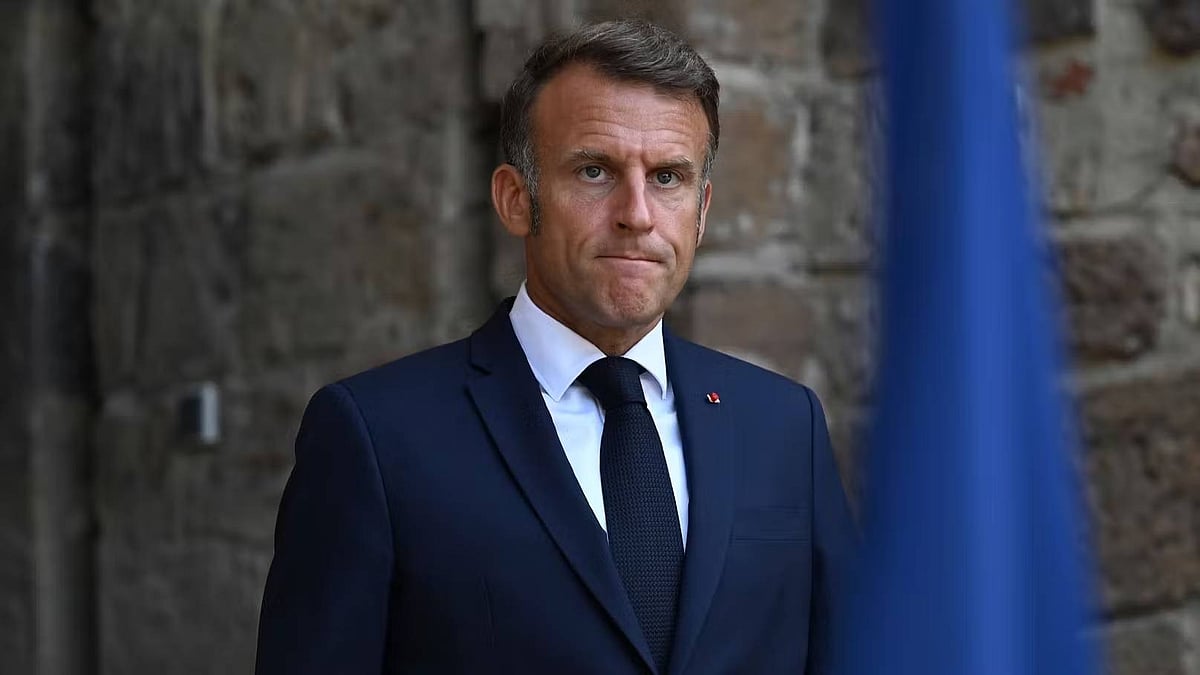 French President Macron blames opposition