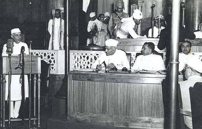 Nehru’s forgotten, poetic Hindustani prelude to ‘Tryst with Destiny’ 