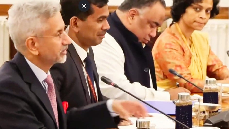 S. Jaishankar makes his opening remarks at the India-Egypt Strategic Dialogue in New Delhi