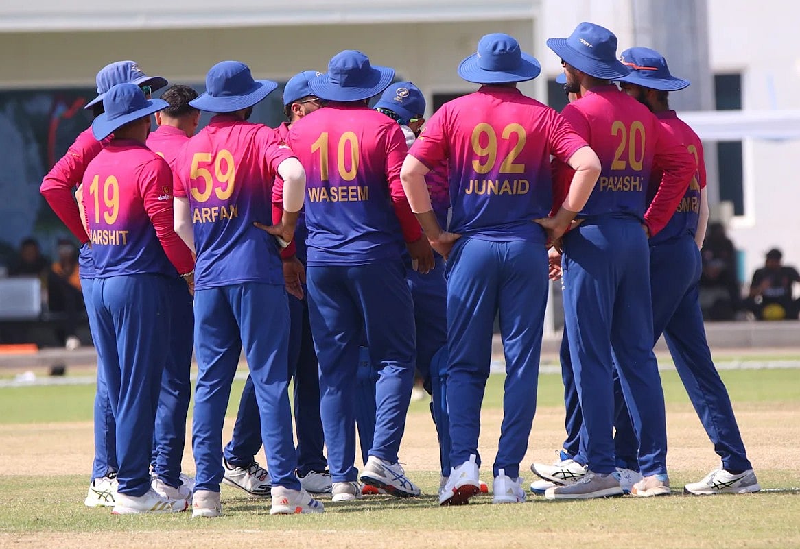 UAE cricket team during the Qualifiers