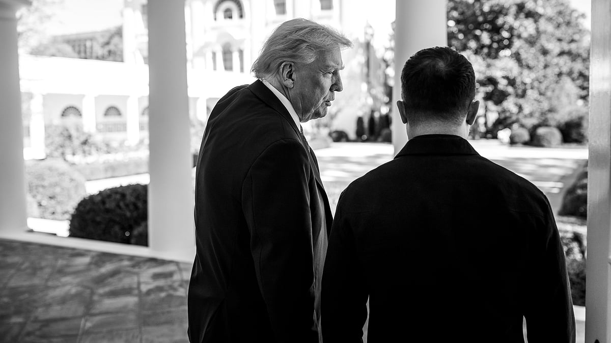 Donald Trump hosts Ukrainian President Volodymyr Zelenskyy at White House.