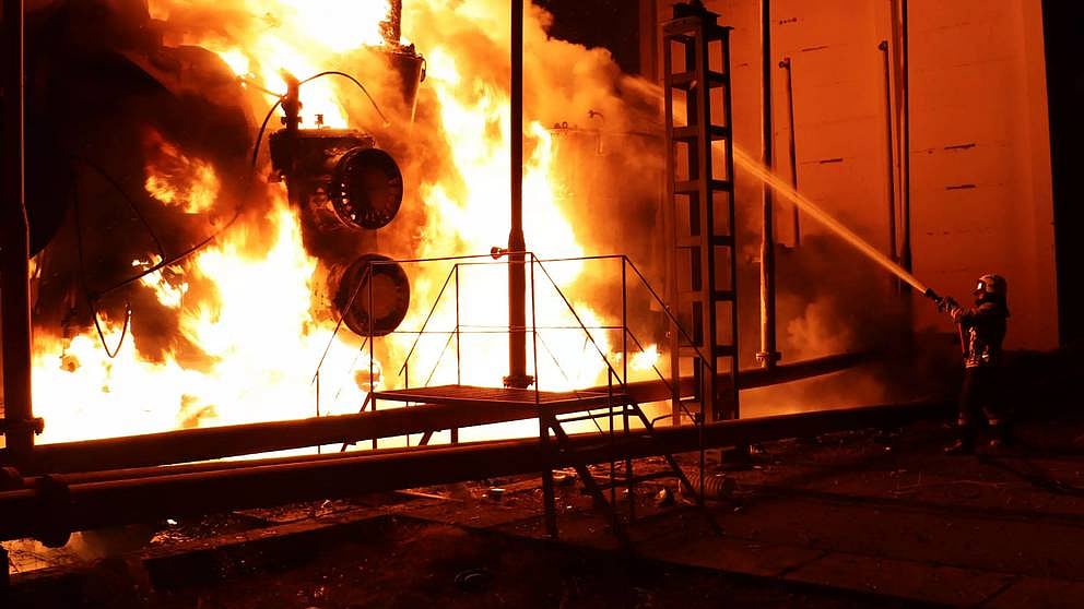 Ukrainian drones strike a major Russian gas plant